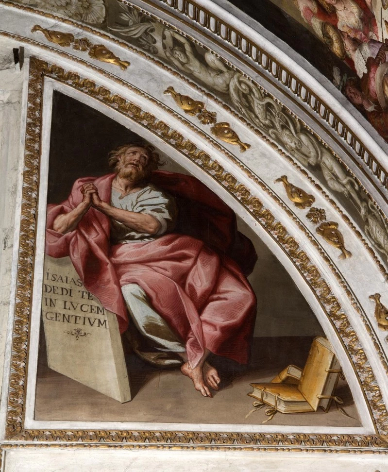 Gian Giacomo Barbelli - Isaia, chiesa di San Giovanni della Carità, Crema